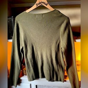Green sweater shirt from old navy